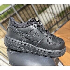 Nike Air Force 1 LE (TD) – Black/Black – Size 7C – DH2926-001